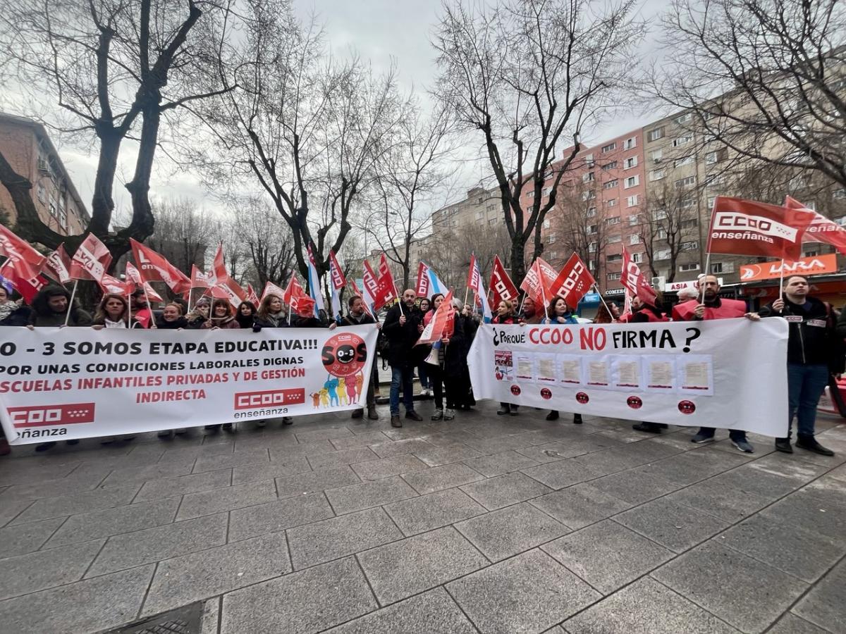 NO A LA FIRMA del XIII Convenio Colectivo de Centros de Asistencia y Educacin Infantil