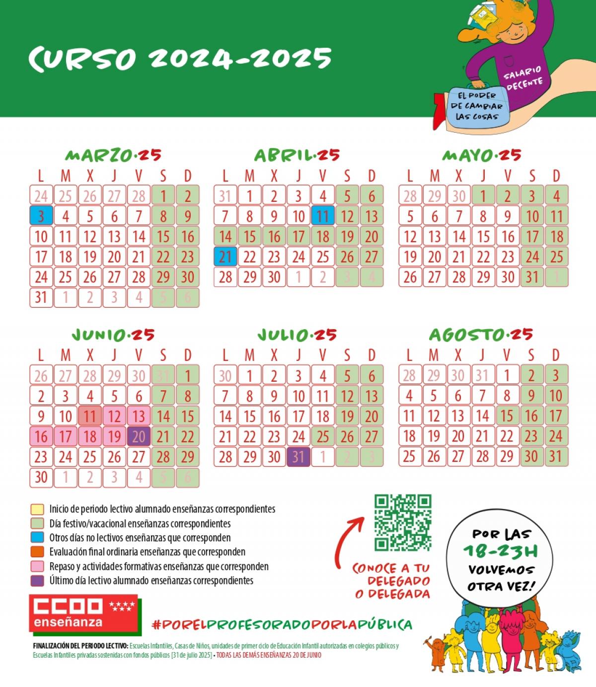 Calendario 2024-2025