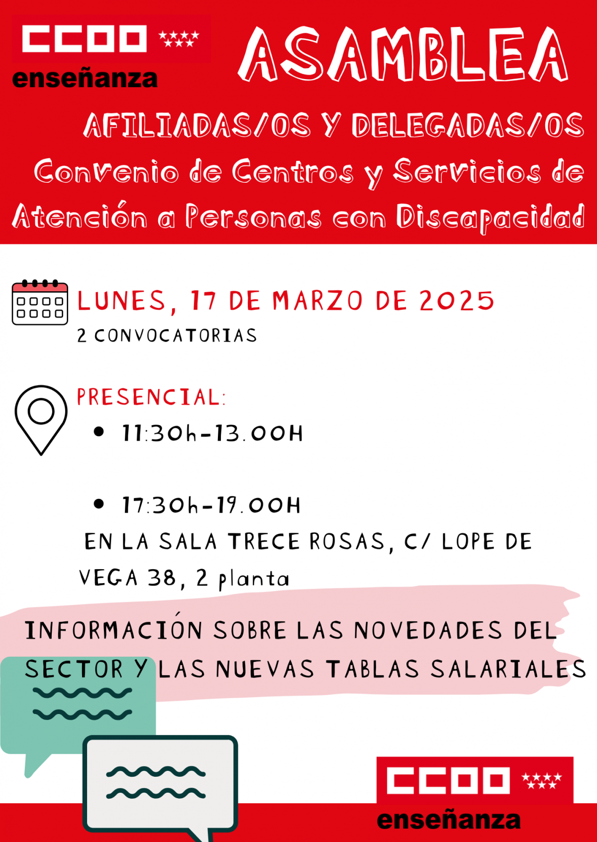 Asamblea Sector de atencin a la Discapacidad